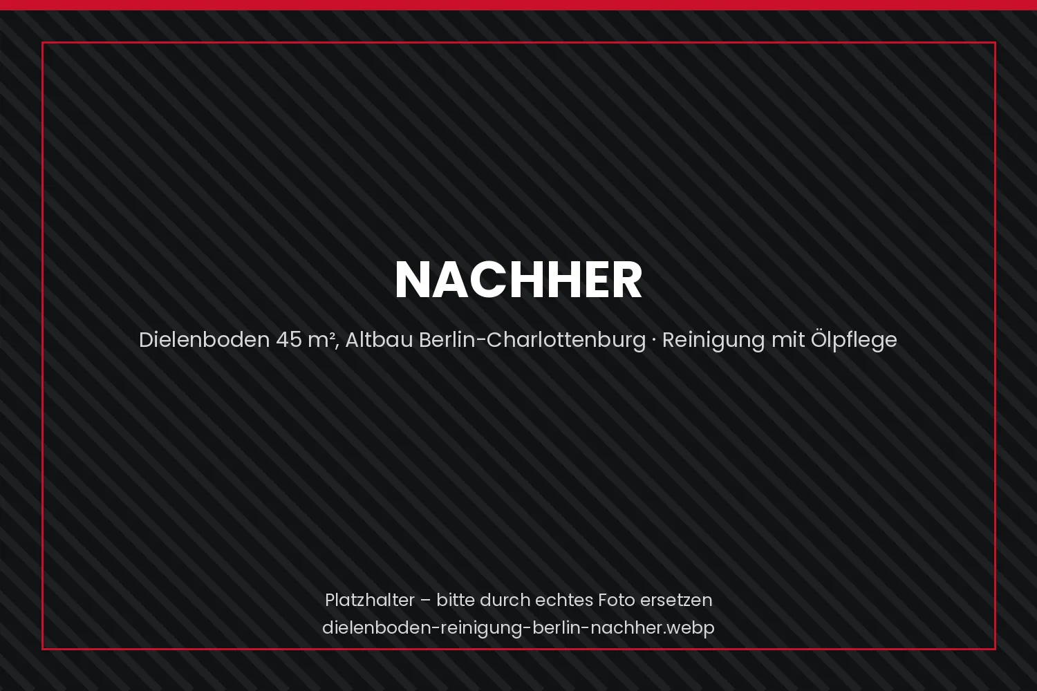 Geölter Dielenboden in Berlin nach materialgerechter Reinigung und Pflege durch den Meisterbetrieb Koser Facility Management